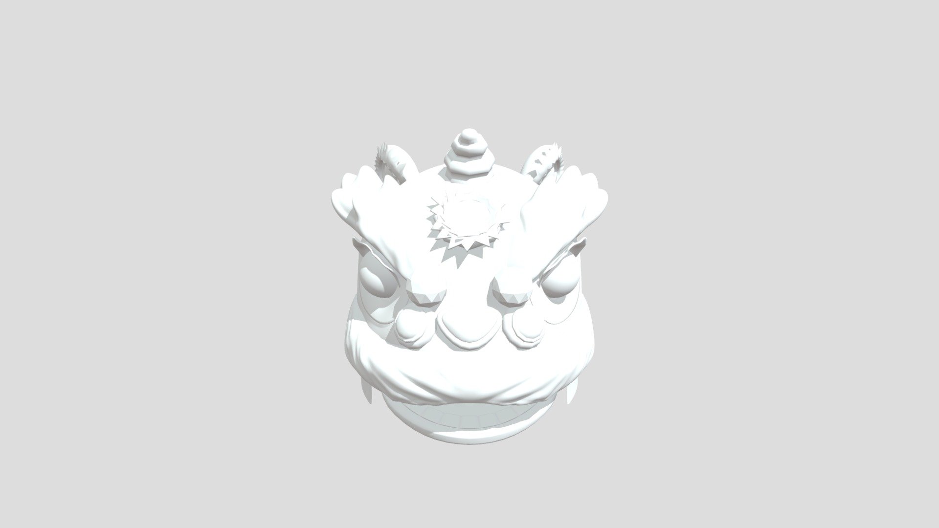 lion head - 3d model happyanson130 e7bf552 3D print model - Mito3D