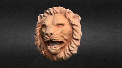 lion head - buy royalty free 3d model massimiliano castiglione maxider ec83477 3d print model - Mito3D