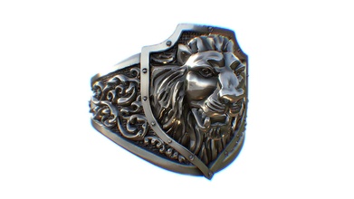 lion shield - buy royalty free 3d model mihail burmistrov mishkin79 36cab0d 3d print model - Mito3D