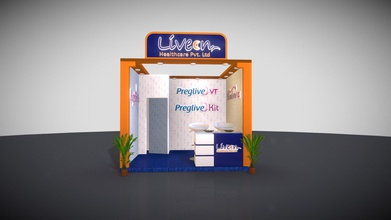 liveon pharma - 3d model uttam kumar pal k d20f0af brandspine A Ş ısar uzunluğunda stall 3d print model - Mito3D