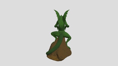 lizard-dinosaur - download free 3d model vr-cvantorium 40d4252 3 3d print model - Mito3D