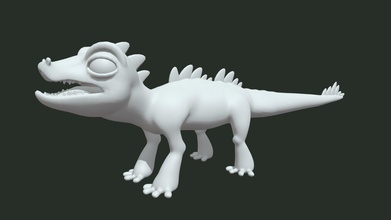 lizard - 3d model taylormgandy 7a98e0c 3d print model - Mito3D