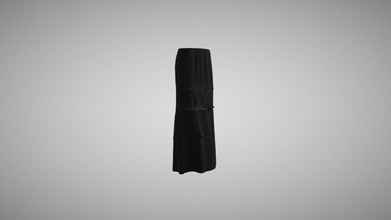 long black skirt - buy royalty free 3d model carruptlouis 191f2f5 3d print model - Mito3D