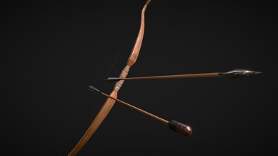 longbow arrow rigged gameready - buy royalty free 3d model emanuel thismanuel b5c0d9e 3d print model - Mito3D