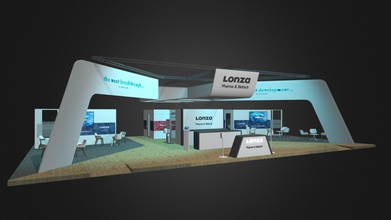 lonza 2020 cphi worldwide exhibit - 3d model dougjones 2c1d3ab 20 meter x 13 3d print model - Mito3D