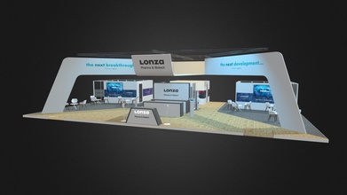a lonza 2020 cphi worldwide apresentar - modelo 3d dougjones d0b21e6 20 metros x 13 medidor de exposição da 3d print model - Mito3D