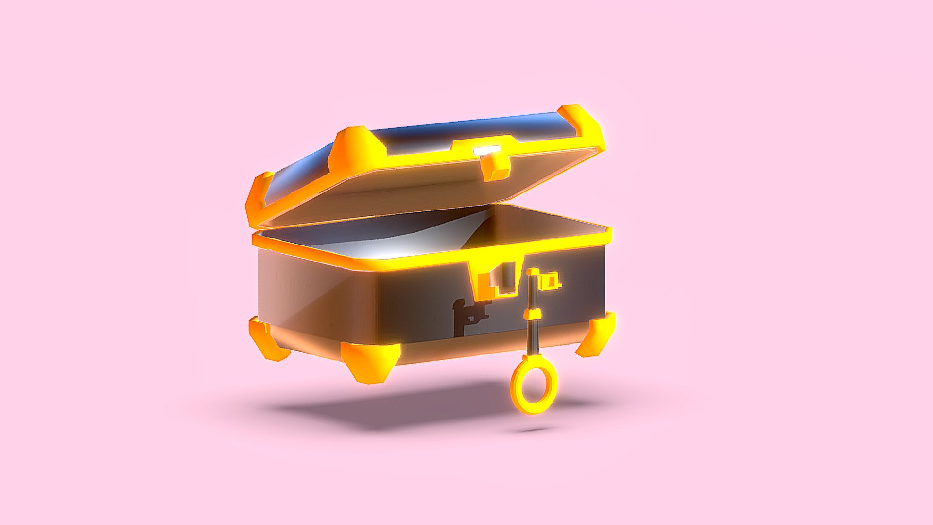 lootbox - kaufen Sie royalty-free-3d-model lea yu leayu 0354c4c wenig seinen Schlüssel inklusive 3d-Formate fbx-Mixer dae-glb obj 2 Texturen 3D print model - Mito3D