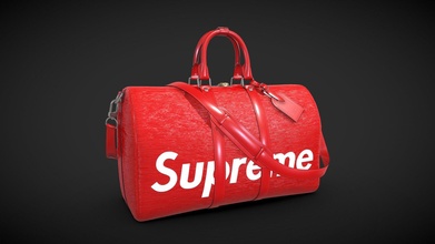 Louis Vuitton sırt çantası hepsini tut omuz askısı 45 3d model 3dmonk b318e7a 3d print model - Mito3D