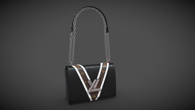 Louis Vuitton sırt çantası bükülme siyah çiviler 3d model 3dmonk 97e3f21 3d print model - Mito3D