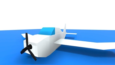 low poly genel havacılık uçak indir Bedava 3d model beyin jcubaviation 83400db 3d print model - Mito3D