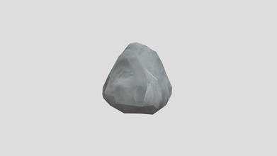 low-poly rock - download free 3d model talonsofwater 5a2a144 3d print model - Mito3D