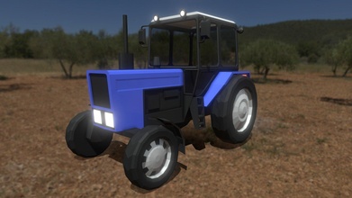 low poly tractor descargar gratis 3d modelo juff22rus juff22 d5e9b5a 3d print model - Mito3D