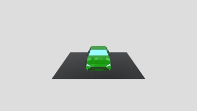 low poly per auto - modello 3d joeybouten1 6f91a89 qui in sportiva verde godetevi il viaggio 3d print model - Mito3D