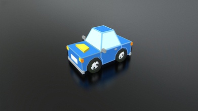 low poly car - download free 3d model prabhjot b0d6f18 blender 3d print model - Mito3D