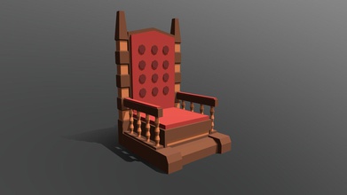 low poly cartoon throne - buy royalty free 3d model chroma3d vendol21 adabf4a low poly 3d model throne low poly throne modeled prepared low-poly style renderings background general cg visualization presented mesh quads tris verts 1806 faces 1628 3d model have simple materials diffuse colors no ring maps no uvw mapping available original file created blender you receive 3ds obj fbx blend dae stl all preview images were rendered blender cycles product ready render out-of-the-box please note lights cameras background only included blend file model clean alone other provided files centered origin has real-world scale - low poly cartoon throne - buy royalty free 3d model chroma3d vendol21 adabf4a