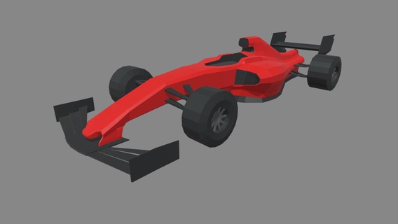 low poly formula 1 car 01 - buy royalty free 3d model viperjr3d automobile vehicles toon f1 formula1 rally pack collection fast drift vans game vehicle lowpoly design sport gameready carpack noai 3d print model - Mito3D