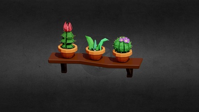low poly mini succulentes collection - modèle 3d afarman skaf13 3770c4e simple de décoration pour la maison 3d print model - Mito3D