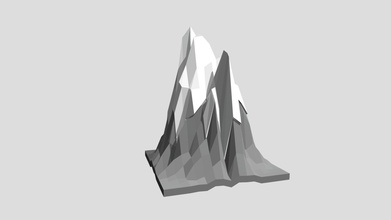 low poly mountain - download free 3d model adrian21 5e1088a lowpoly ade 3dmax 3d print model - Mito3D