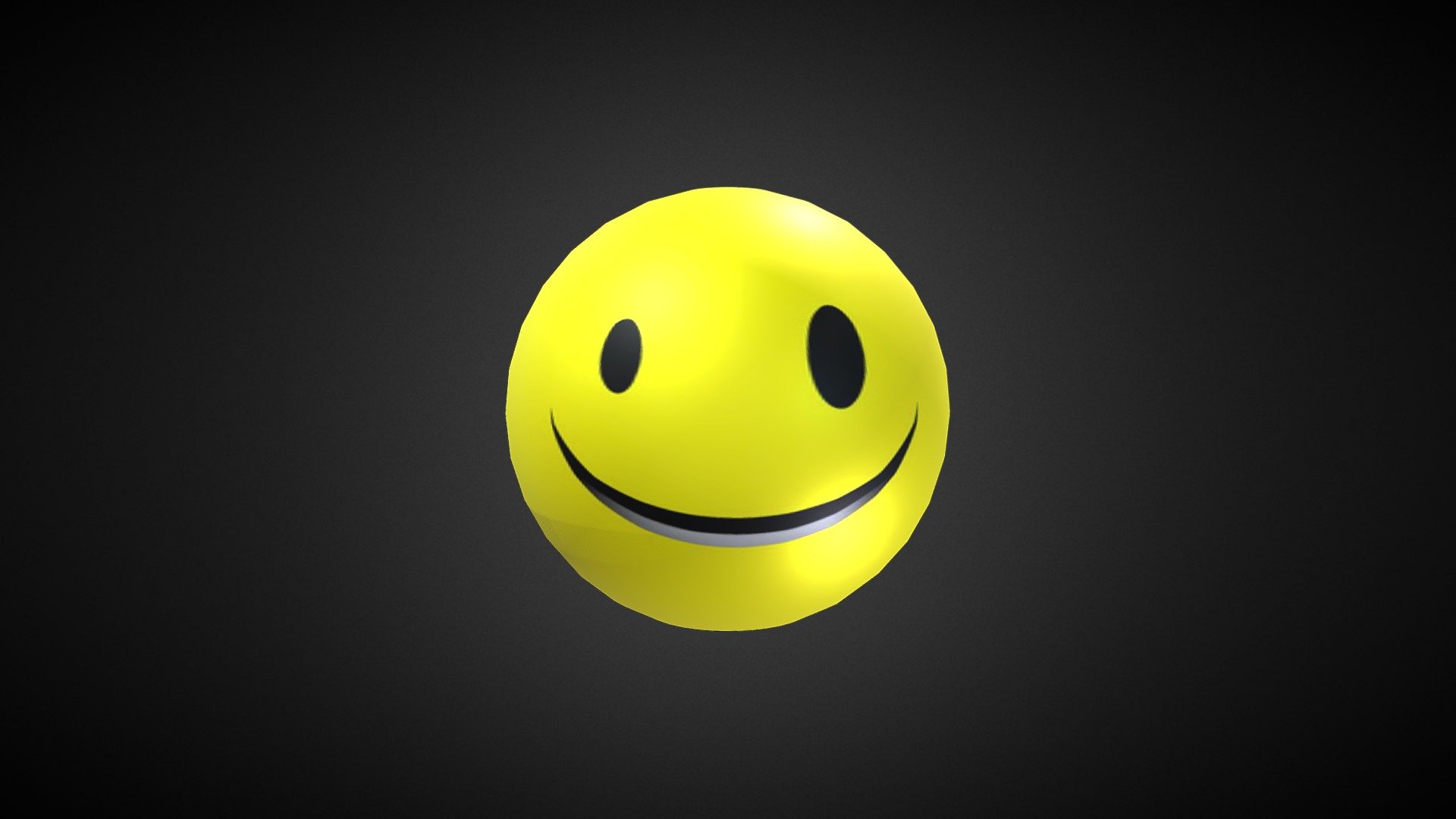 low-poly-smiley-ball - download Kostenlose 3d-Modell axt shooter24994 91cd018 kostenfreie Nutzung 3D print model - Mito3D
