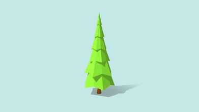 low poly tree 1 - download free 3d model xndrive b512acc very your need 3d print model - Mito3D