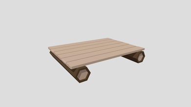 low poly wood platform - download free 3d model adrian21 a551549 made 3dmax 3d print model - Mito3D