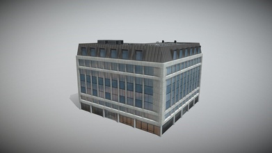low rise wall office building - download free 3d model aitortilla01 3461ee8 released cities skylines https steamcommunitycom sharedfiles filedetails id 2100716389 3d print model - Mito3D