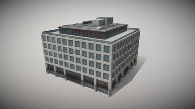 low rise wall office building - download free 3d model aitortilla01 be7583c released cities skylines https steamcommunitycom sharedfiles filedetails id 2100716389 3d print model - Mito3D