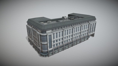 low rise wall office building - download free 3d model aitortilla01 dcf171d released cities skylines https steamcommunitycom sharedfiles filedetails id 2100716389 3d print model - Mito3D