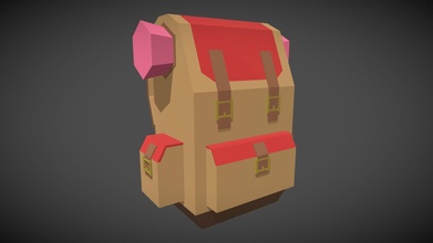 lowpoly camping backpack - buy royalty free 3d model blumbum productions 65d44e4 3d print model - Mito3D