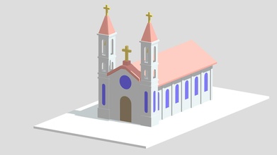 düşük poli karikatür kilise satın almak telif Bedava 3d model xingyun777 9ef03e7 3d print model - Mito3D