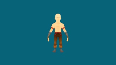 lowpoly character vk - download free 3d model ikwalsyahmuharam cb30e15 3d print model - Mito3D