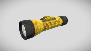 lowpoly flashlight - buy royalty free 3d model alexander pravdin 21571ee 3d print model - Mito3D