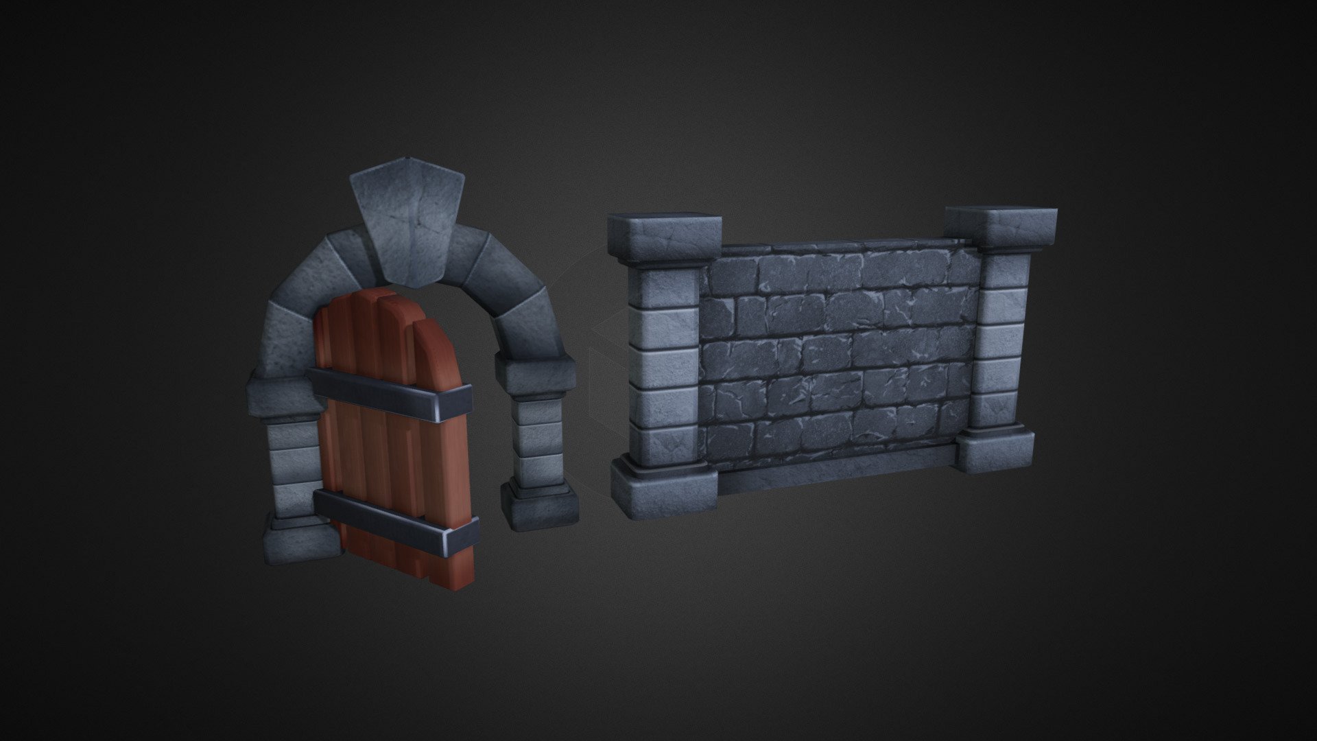 lowpoly mittelalterliche dungeon-pack - kaufen Sie royalty-free-3d-model alberto luviano albertoluviano b8c1923 game ready stilisierte Vermögen Tür 15 Juni 2020 Steinmauer 17 easy-setup-Materialien manipuliert Tür-Animationen i&rsquo m auch aktiv hinzufügen mehr pack also auf jeden Fall kommen zurück später überprüfen updates lowpoly-mittelalterliche 3D print model - Mito3D