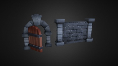lowpoly medieval dungeon pack - buy royalty free 3d model alberto luviano albertoluviano b8c1923 game ready stylized assets door june 15th 2020 stone wall 17th easy setup materials rigged animations i&rsquo m also actively adding more so definetly come back later check updates 3d print model - Mito3D