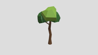 lowpoly tree - download free 3d model jvns406 3762c25 low poly work making games unity 3d print model - Mito3D