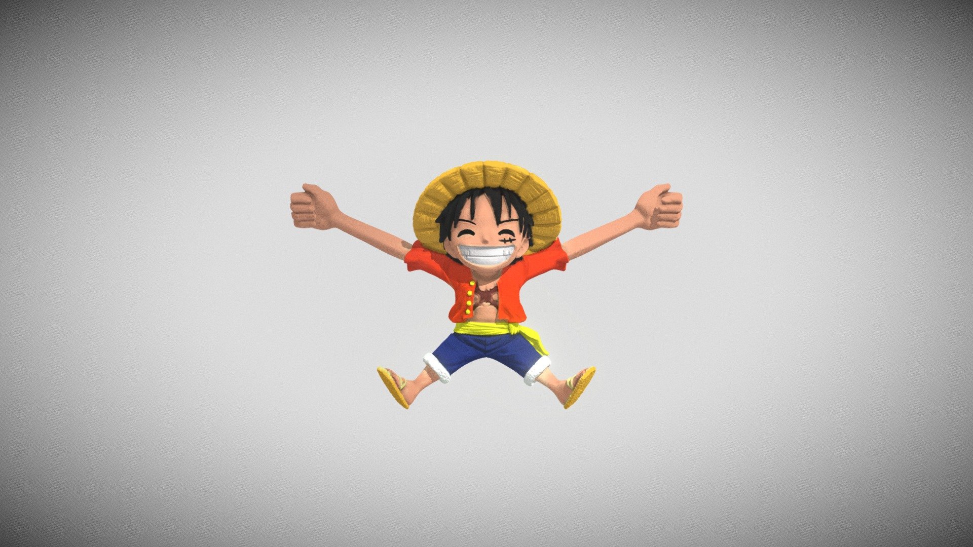 luffy - buy royalty free 3d model marcochow f39c3d9 3D print model - Mito3D