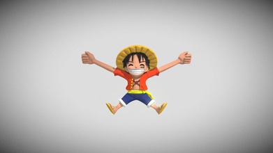 luffy - buy royalty free 3d model marcochow f39c3d9 3d print model - Mito3D