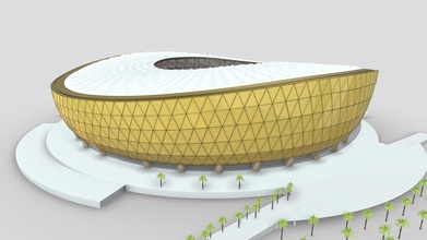 lusail stadium fifa cup 2022 qatar - buy royalty free 3d model alnazir nzr3d ca8437b lusail stadium fifa cup 2022 qatar - buy royalty free 3d model alnazir nzr3d ca8437b