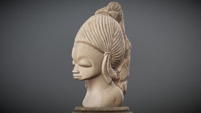 39 bigou Kopf afrikanisch Skulptur Kaufen Lizenzgebühren frei 3d Modell gis rboissenin 4defd0a 3d print model - Mito3D