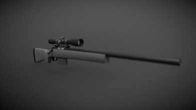m24 sniper rifle - download free 3d model hexalore 9387d27 3d print model - Mito3D
