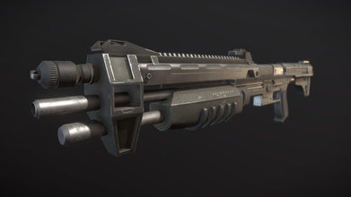m45 tactical shotgun - halo buy royalty free 3d model eduardoikeda 0eb5049 3d print model - Mito3D