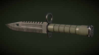 m9 bayonet - 3d model wellington silva garanhaovirtual 76804d9 military multi-purpose knife tris 3 948 3d print model - Mito3D