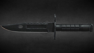 m9 baionetta acquistare royalty-free modello 3d paoone28 3596763 game ready -modello manualmente da scartare -4k texture - 3d print model - Mito3D