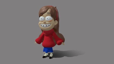 Mabel pinheiros personagem 3d Disney baixar livre modelo anna frolova Frolyavka 2ffd685 3d print model - Mito3D