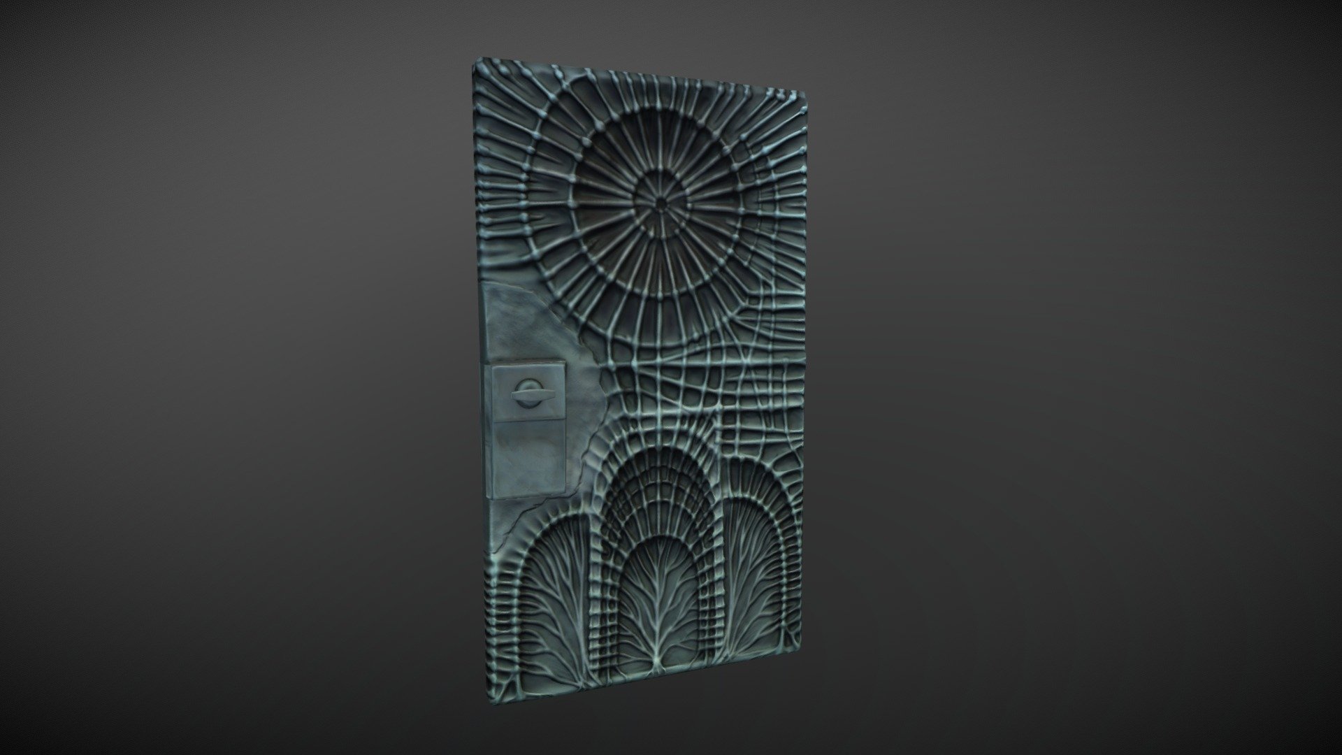 makaber Blatt Metall Tür download frei 3d Modell barno bc94797 3D print model - Mito3D