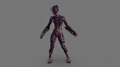 mag trypo skin - tennogen 3d model zin countpoly 977e82d warframe infested 3d print model - Mito3D