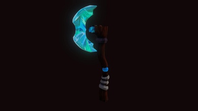 magical axe - download free 3d model nekichii c6f8b54 3d print model - Mito3D