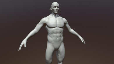 male base mesh - rigged ue4 skeleton buy royalty free 3d model robertramsay 9d0b34d 3d print model - Mito3D