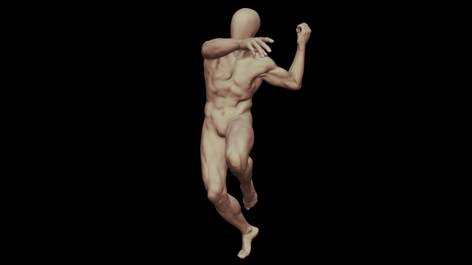 male body sculpt pose 12 - buy royalty free 3d model zstuff rumpelshtiltshin 0ac2e4e 3D print model - Mito3D