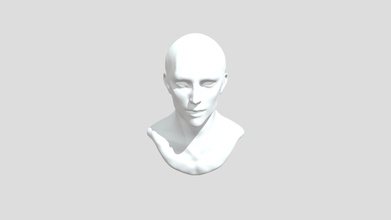 male head - 3d model sumerichi a3df70a 3d print model - Mito3D
